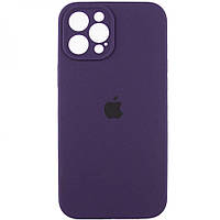 Чехол с защитой камеры Silicone Case Full iPhone 14 Pro Max Elderberry AG, код: 8215857