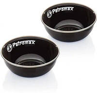 Набір емальованих мисок Petromax Enamel Bowls 0,16 л Чорний (2 шт.)