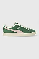 Urbanshop Замшеві кросівки Puma Clyde OG колір зелений розмір: 36, 37, 37.5, 38, 38.5, 39, 40, 40.5, 41, 42,