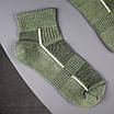 Шкарпетки чоловічі 6 пар трекінгові бавовна преміум сегмент Олива розмір 39-42, фото 4