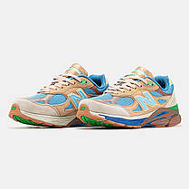 Чоловічі кросівки New Balance 990v3 x Joe Freshgoods Взуття Нью Беланс 990 блакитні текстиль замша демісезонні, фото 4