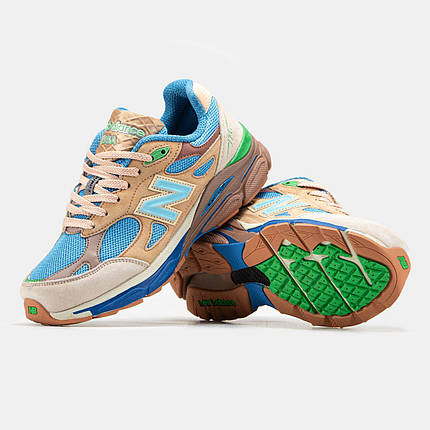 Чоловічі кросівки New Balance 990v3 x Joe Freshgoods Взуття Нью Беланс 990 блакитні текстиль замша демісезонні, фото 1