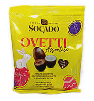 Конфеты шоколадные Яйца Ассорти Socado Ovetti Assortiti 110г Италия