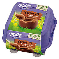 Шоколадные яйца с шоколадным кремом Milka Loffel Ei Kakaocreme (4x34г) 136г Швейцария