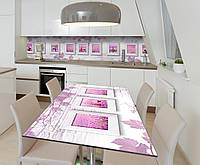 Наклейка 3Д виниловая на стол Zatarga «Мечты о Провансе» 650х1200 мм для домов, квартир, стол NB, код: 6508389