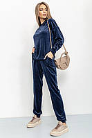 Спорт костюм женский велюровый темно-синий 177R021 Ager XS GT, код: 8192021