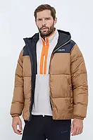 Urbanshop Куртка Columbia чоловіча колір коричневий перехідна розмір: S, M, L, XL