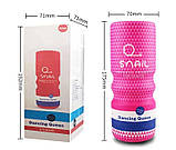 Мастурбатор чоловічий силіконовий із вібрацією багаторазовий Маструбатор чашка від USB Імітація анального сексу, фото 2