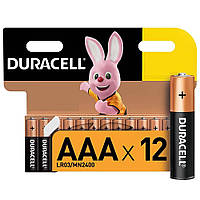 Батарейки Duracell LR03 MN2400 12шт (DRC-5005970 5014479 5005965) CS, код: 7802011