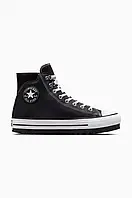 Urbanshop Шкіряні черевики Converse Chuck Taylor All Star City Trek колір чорний A04480C розмір: 37, 38, 40.5,
