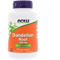 Комплекс для профилактики работы печени NOW Foods Dandelion Root 500 mg 100 Veg Caps TH, код: 7518332