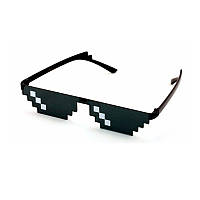 Пиксельные очки солнцезащитные Bioworld 8 бит Дил Виз Лав Майнкрафт Minecraft (15516) UL, код: 8170272