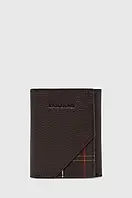 Urbanshop Шкіряний гаманець Barbour Tarbert Bi Fold Wallet чоловічий колір коричневий MLG0064 РОЗМІРИ