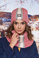 Комплект «Анжеліна» (шапка-ковпак і шарф-хомут) Braxton фламінго 56-59 CS, код: 6160170