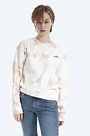 Urbanshop Бавовняна кофта A.P.C. Sweat Roma жіноча колір бежевий візерунок COEJO.F27636-ROSE розмір: M, L