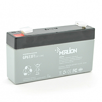 Аккумуляторная батарея Merlion AGM GP613F1 6V 1.3Ah KP, код: 7396518