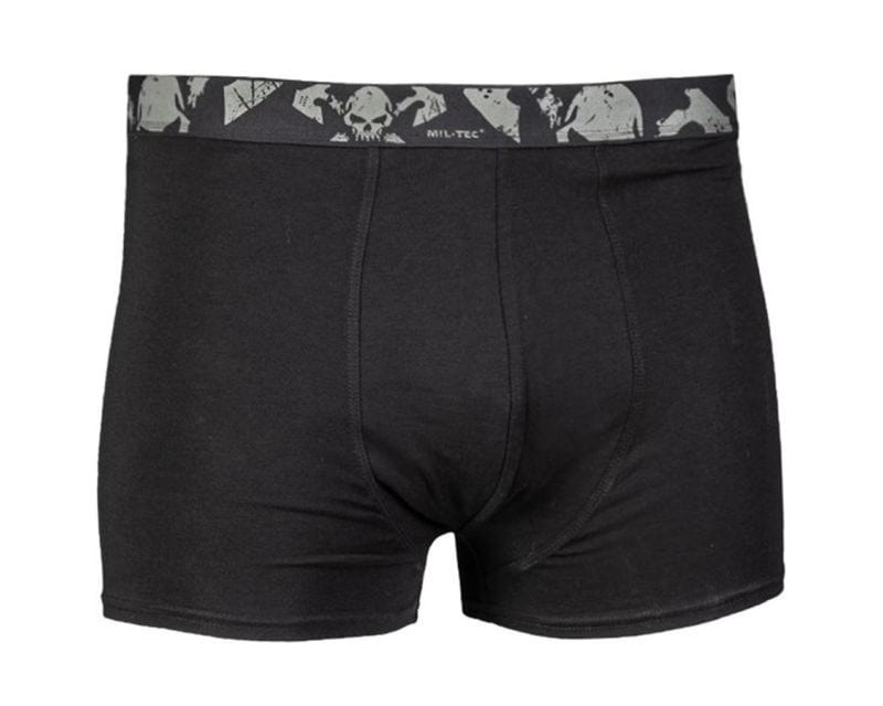 Труси-шорти MIL-TEC Boxer Shorts Skull, 2 шт в комплекті (11200102) Black РОЗМІР L