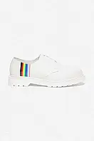 Urbanshop Шкіряні туфлі Dr. Martens For Pride колір білий 27522100-WHITE РОЗМІРИ ЗАПИТУЙТЕ