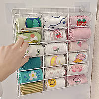 Підвісна полиця-органайзер для нижньої білизни та шкарпеток 30x5x35см