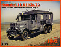 Германский автомобиль радиосвязи Henschel 33 D1 Kfz.72 ІІ МВ Henschel 33 D1 Kfz.72 irs