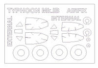 Маска для модели самолета Hawker Typhoon Mk.IB, двусторонняя irs