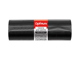 Пакети для сміття LD 70х105см чорні 120л 20шт Optimum