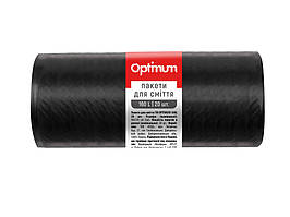 Пакети для сміття LD 90х110см чорні 160л 20шт Optimum