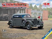 Typ 320 Немецкий штабной автомобиль времен Второй мировой войны с поднятым тентом irs