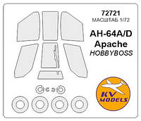 Маска для модели вертолета AH-64 Apache (Hobby Boss) irs