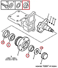 Підшипник задньої маточини R15 на Fiat Ducato 230, Peugeot Boxer, Citroen Jumper (1994-2002), 71714454, 335025, Cifam, Італія, фото 4