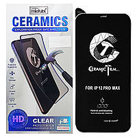 Защитная пленка Mletubl Ceramic для Apple iPhone 12 Pro Max Black GG, код: 7436202