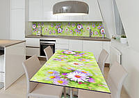 Наклейка 3Д виниловая на стол Zatarga «Аромат лугов» 600х1200 мм для домов, квартир, столов, GG, код: 6509539