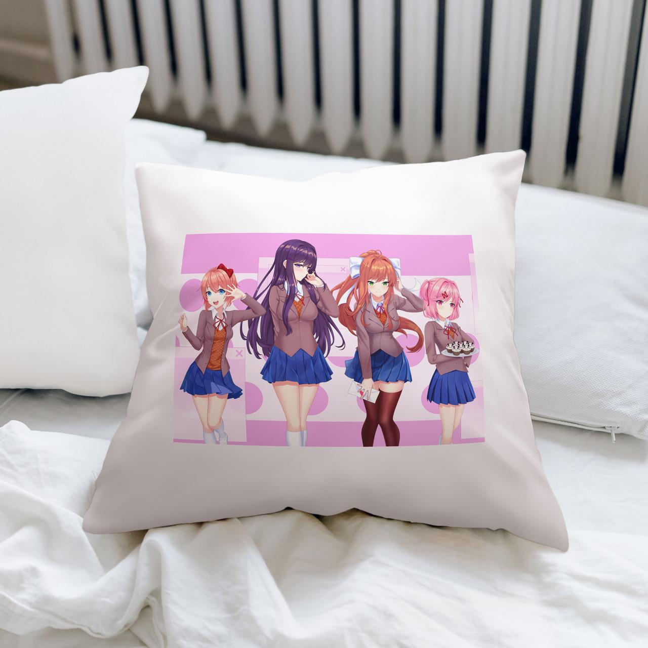 Подушка "Doki Doki Literature Club! / Докі Докі Літературний Клуб" №2, фото 1