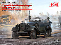 Немецкий штабной автомобиль Type G4 Partisanenwagen с MG 34