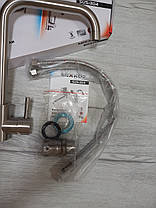 Змішувач для кухні MIXXUS SUS 011-G Нержавіюча сталь, фото 2