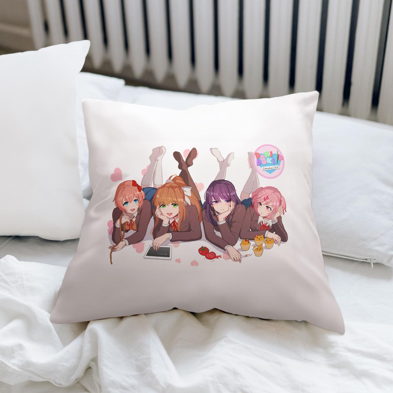 Подушка "Doki Doki Literature Club! / Докі Докі Літературний Клуб" №4, фото 1