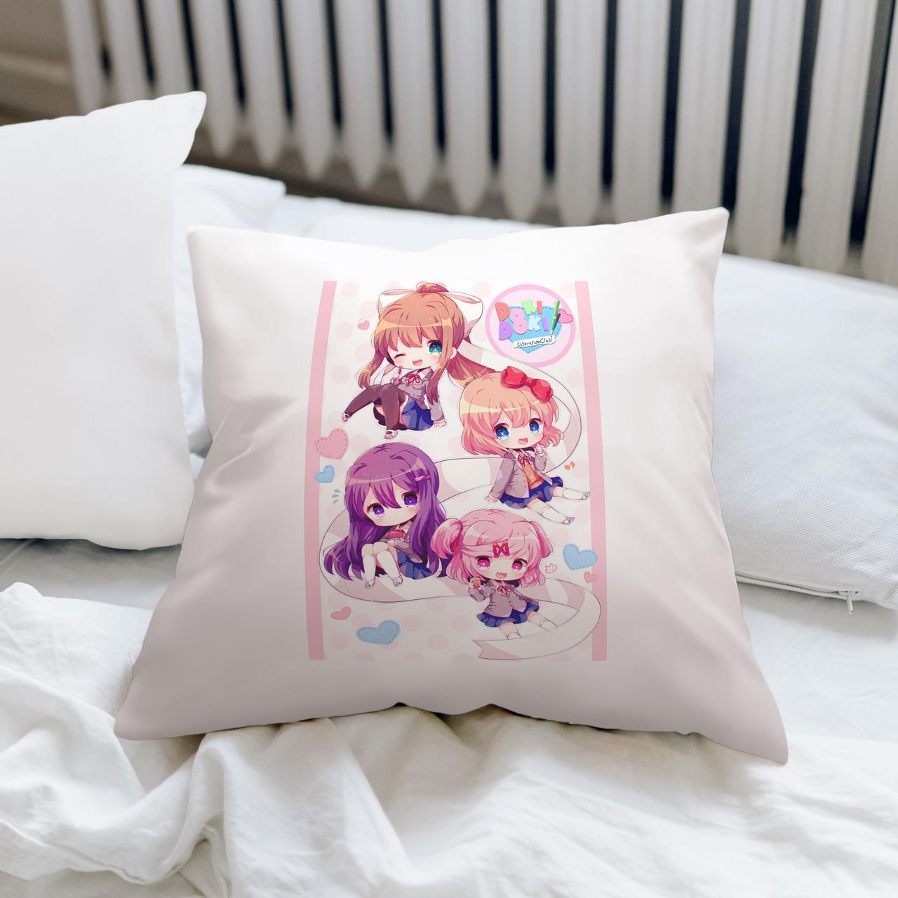 Подушка "Doki Doki Literature Club! / Докі Докі Літературний Клуб" №5, фото 1