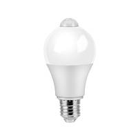 Лампа светодиодная с датчиком движения E27 12Вт LED KP, код: 7336899