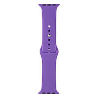 Ремінець Anchoror для Apple Watch Band Silicone One-Piece Size-S 38 40 mm Колір 39 Elegant purpl SX, код: 6984504