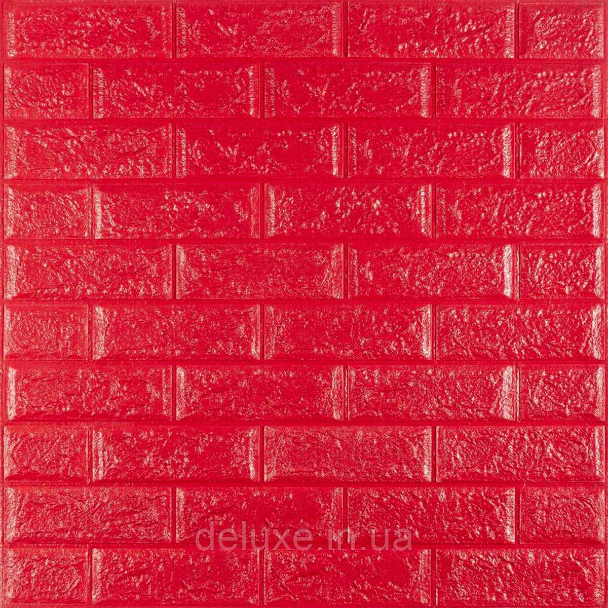 3D панель самоклеюча цегла червона 700х770х5мм (008-5) SW-00000145, фото 1