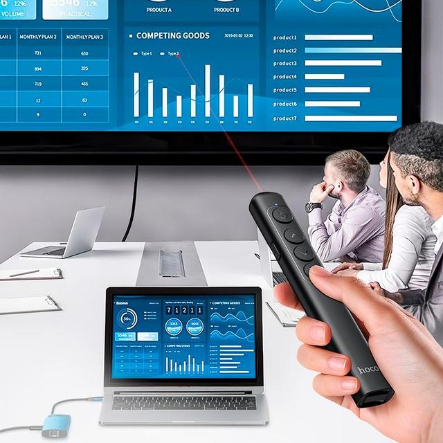 Презентер Hoco GM200 100 метров на батарейках Презентер Hoco GM200 100 метров на батарейках