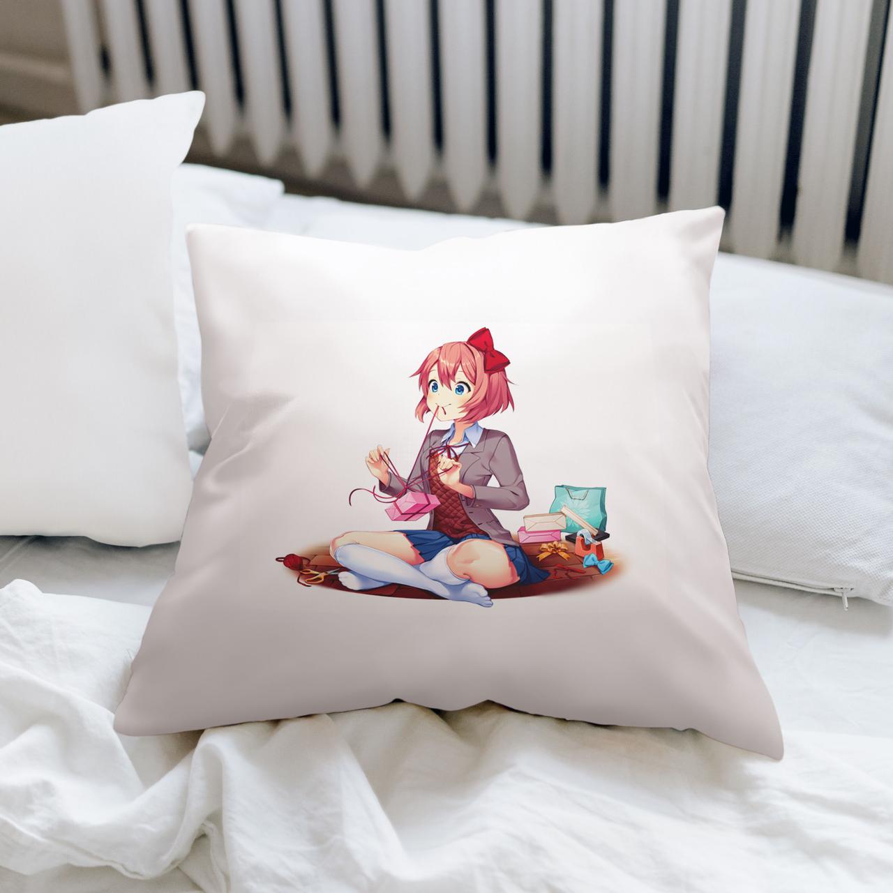 Подушка "Doki Doki Literature Club! / Докі Докі Літературний Клуб" №14, фото 1