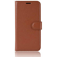 Чехол-книжка Litchie Wallet для Motorola One Macro Moto G8 Play Brown (hub_LPMK54714) GM, код: 1581141