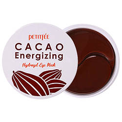 Гідрогелеві тонізуючі патчі під очі з екстрактом какао PETITFEE Cacao Energizing Hydrogel Eye Patch 60шт