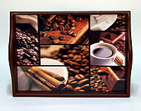 Кухонна таця на подушці Coffee 8 Safebet SK17331 GM, код: 7430883