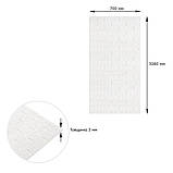 Самоклеюча 3D панель під Білу Цеглу в рулоні 3080x700x3мм (R001-3) SW-00001393, фото 4
