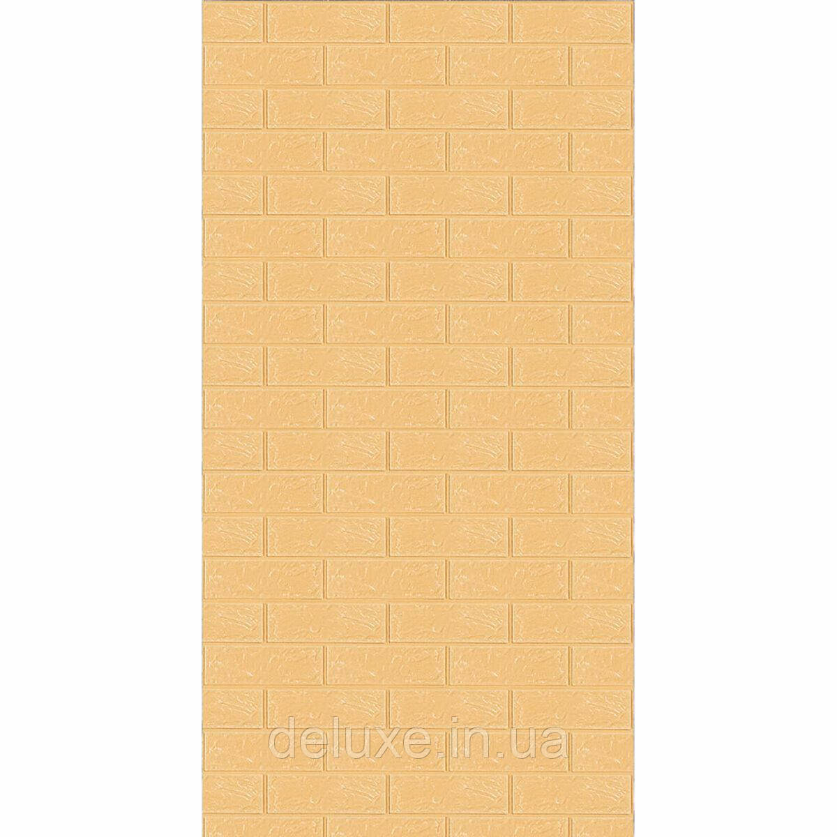 Самоклеюча 3D панель в рулоні 3080x700x3мм Бежева Цегла (R009-3) SW-00001394, фото 1
