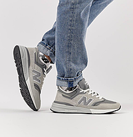 Мужские кроссовки New balance 997 R Grey обувь Нью Баланс серые замшевые спортивные весенне летние