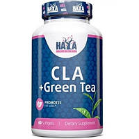Комплекс для снижения веса Haya Labs CLA + Green Tea 60 Caps SX, код: 8288858