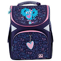 Подарок! Рюкзак GoPack Education каркасный GO24-5001S-2 Pretty Owl